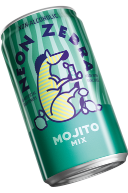 12 ounce can of Neon Zebra Mojito Mix